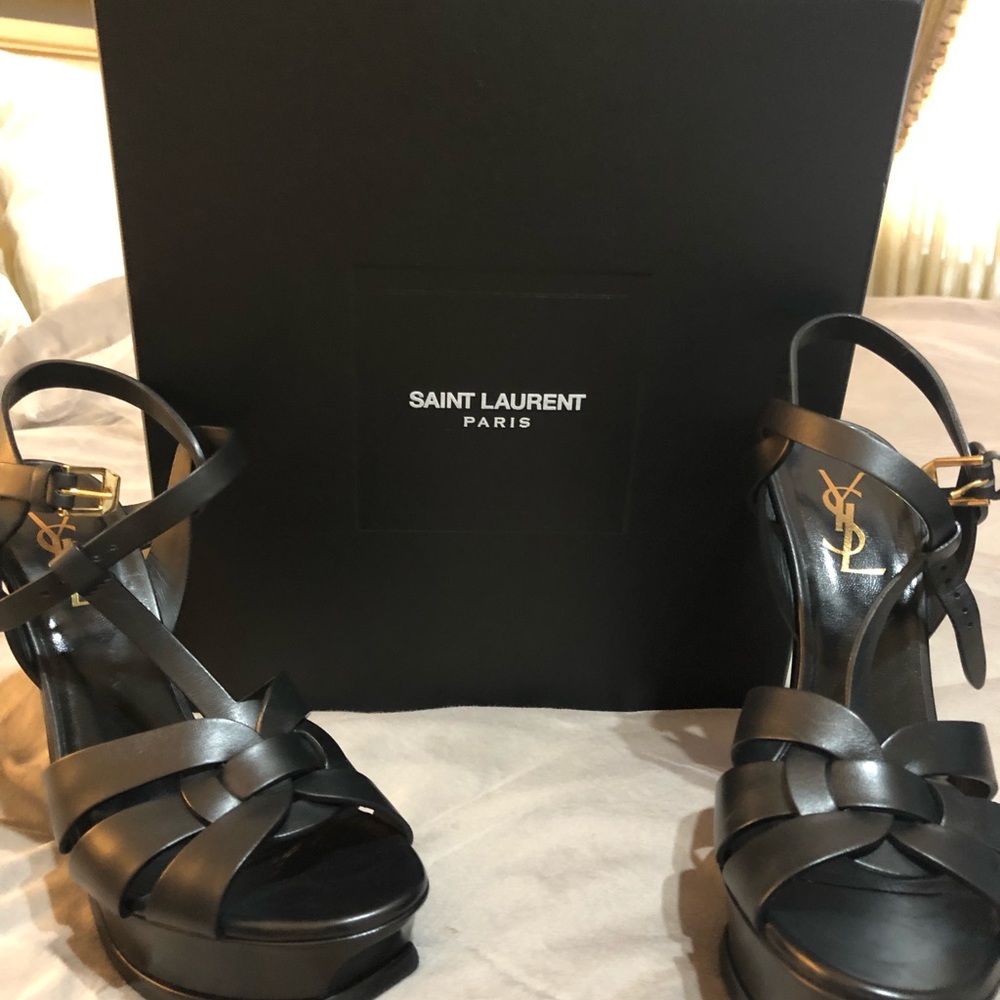 Saint Laurent platform heels
